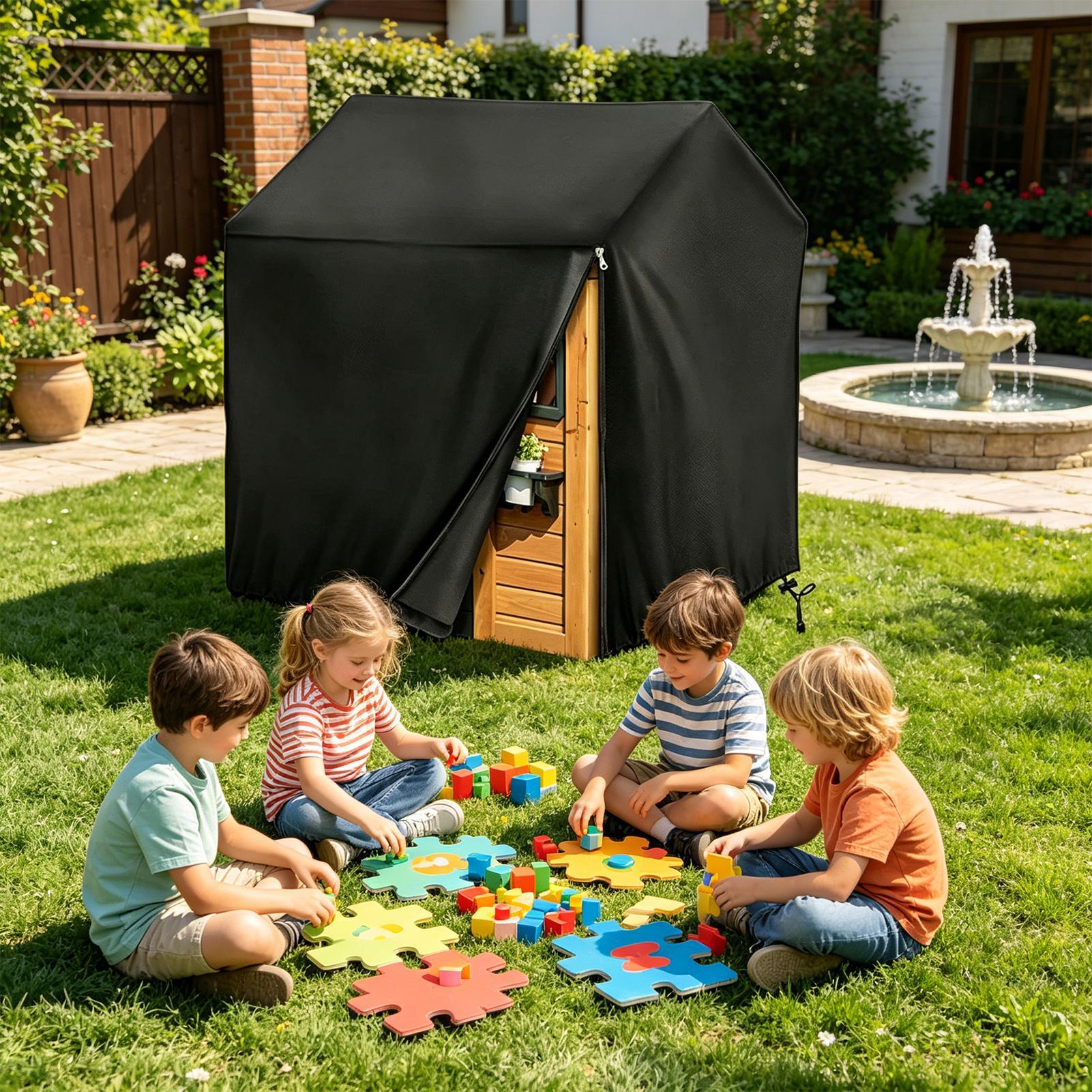 Outdoor Playhouse Covers Water - огляд і ціна Kids Outdoor Playhouse