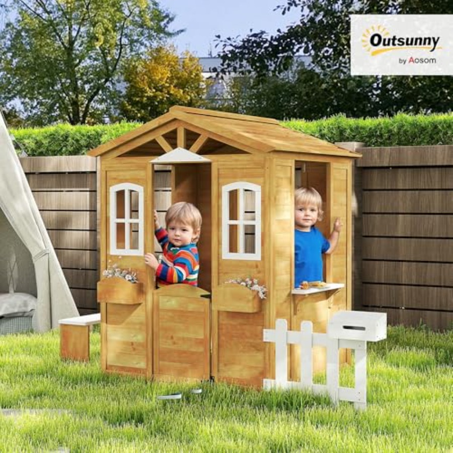Outdoor playhouse for kids age - огляд і ціна Kids Outdoor Playhouse