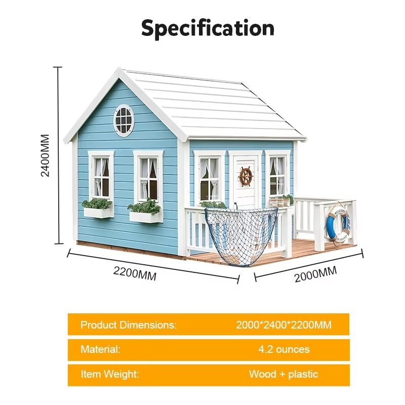 Outdoor Garden Cubby House Chi - огляд і ціна Kids Outdoor Playhouse