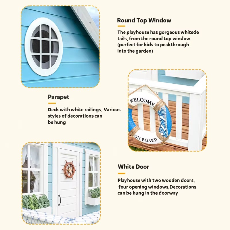 Outdoor Garden Cubby House Chi - огляд і ціна Kids Outdoor Playhouse
